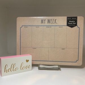 Rae Dunn desk pad